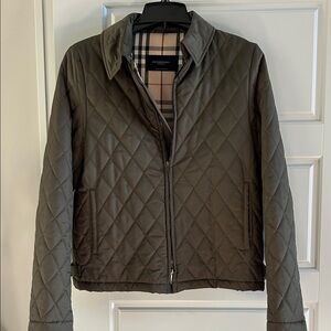 Burberry Quilted Jacket with Nova Check Lining
